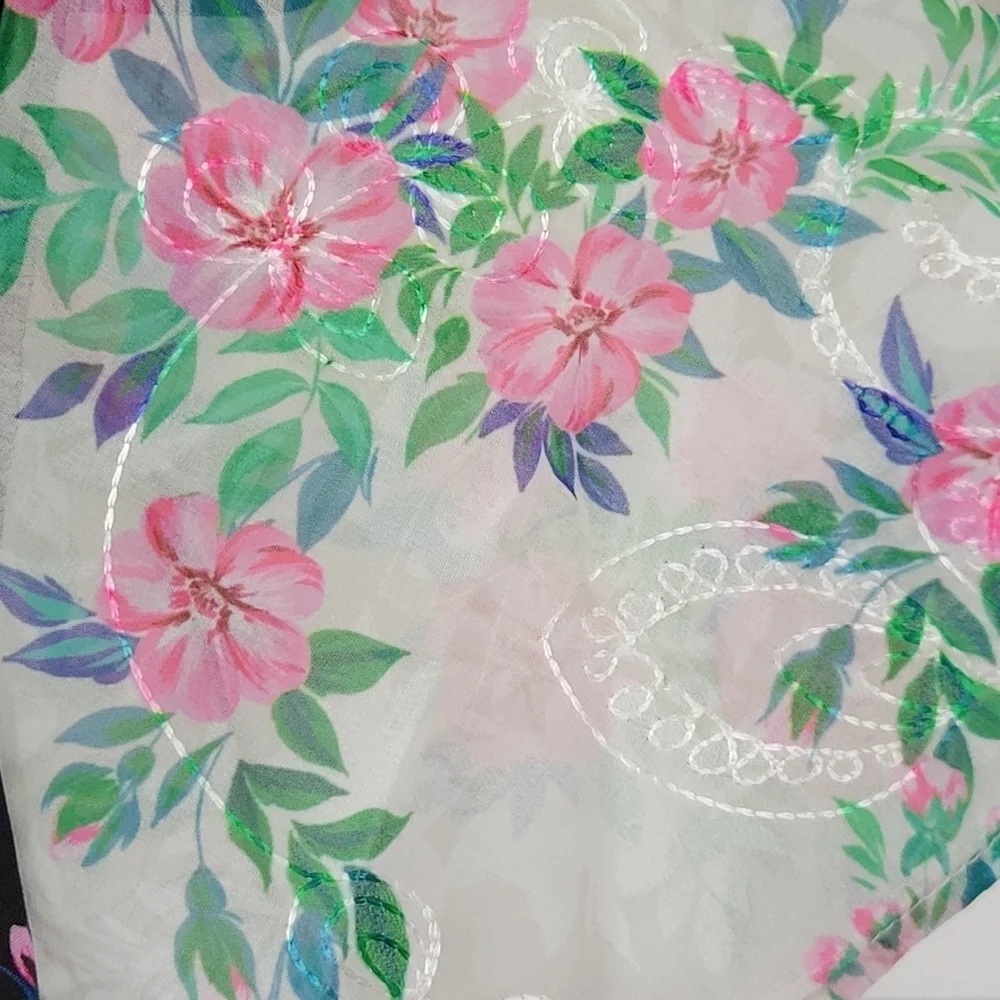 Betsey Johnson Sz 6 Floral Fit & Flare Mini Dress NWT Fairycore Retro Whimsical - Picture 9 of 13